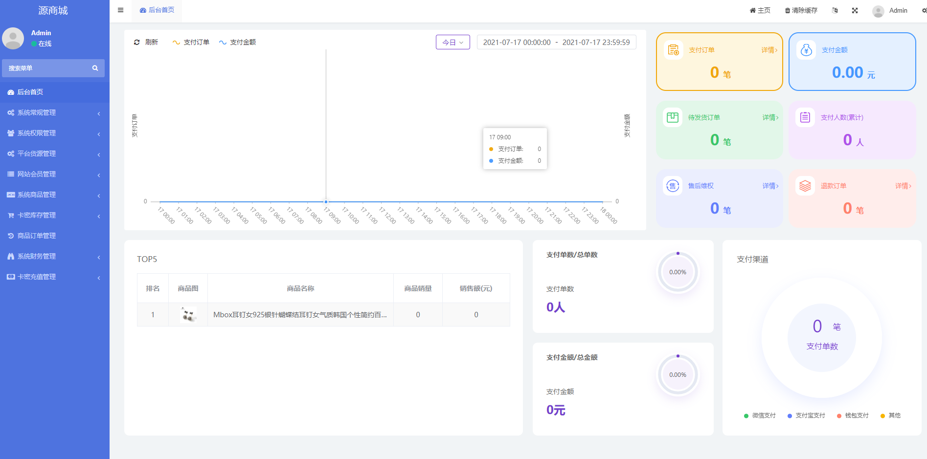 源商城V1.1_专业的虚拟产品销售平台源码