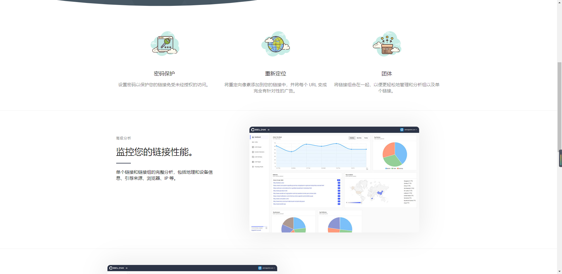 BeLink短网址程序源码1.0.5_高质量超强_支持链接监控