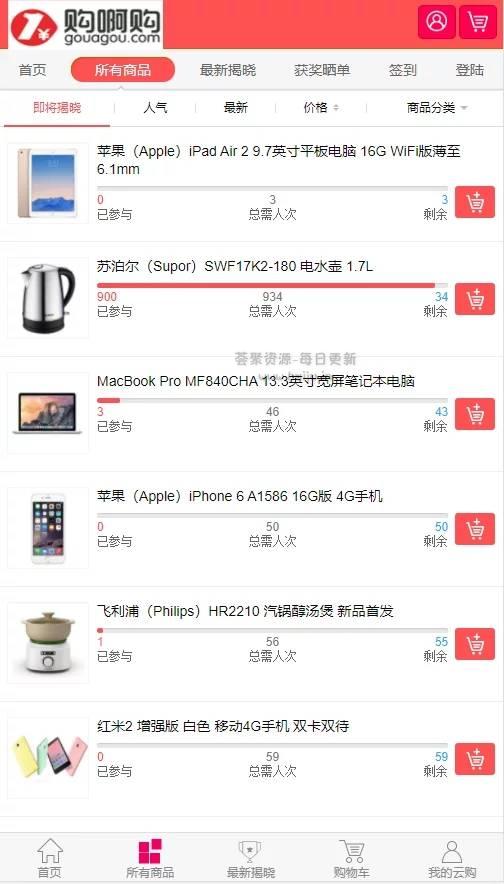 最新购啊购一元微购源码 1元云购,带机器人,带控制,带教程插图(2) 最新购啊购一元微购源码 1元云购,带机器人,带控制,带教程插图(2)