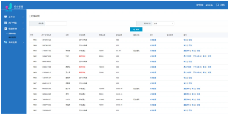 小额借贷系统APP源码 三款合一多色版 现金借贷H5源码可封装双端APP源码+架设教程